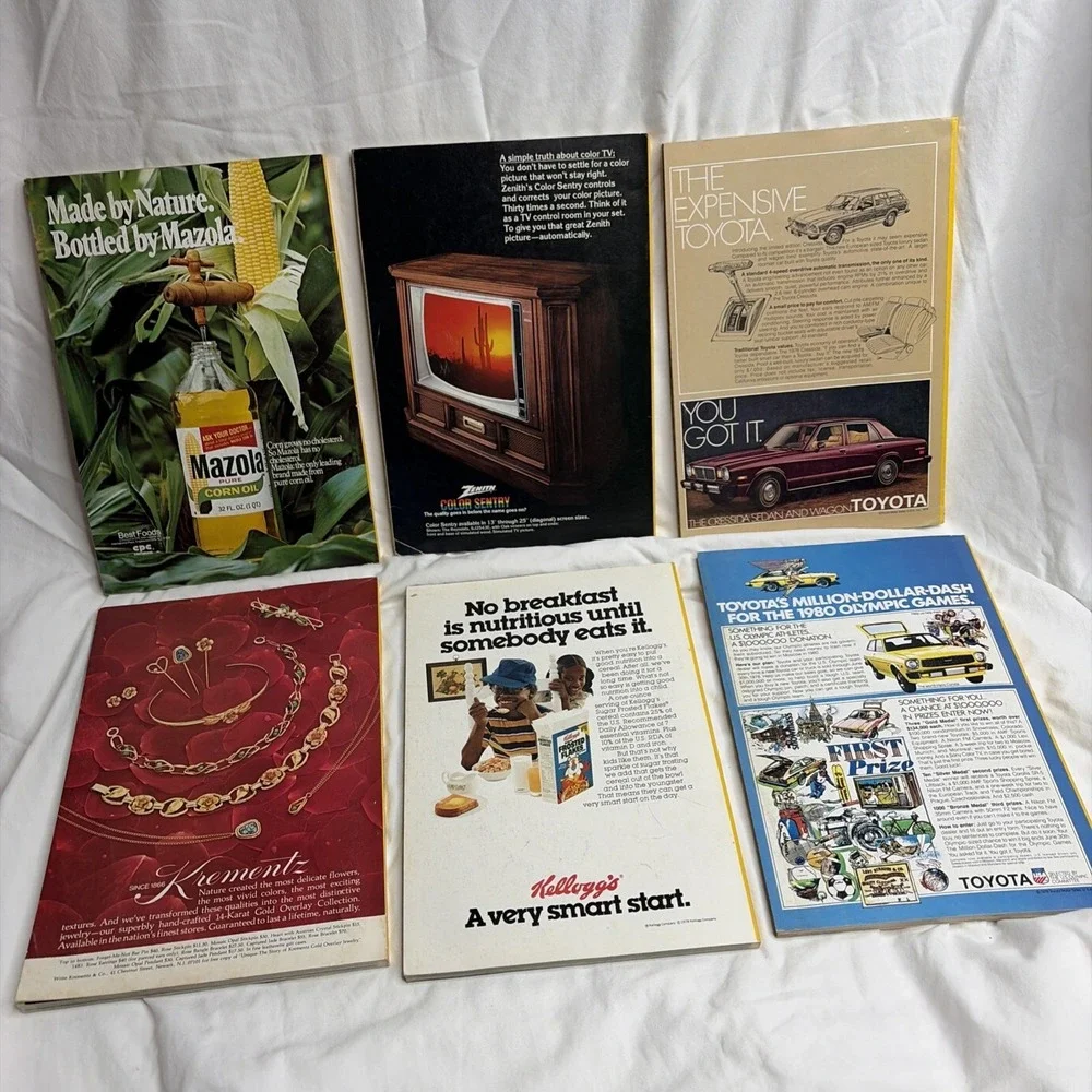 National Geographic Lot Of 6 Magazine Feb,March, Jun,July, August,November 1978